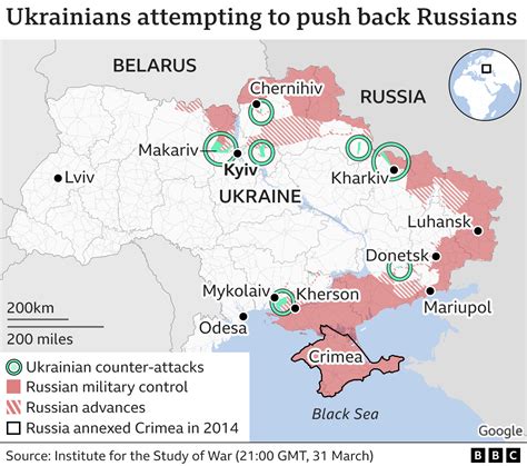 ukrainian war update map today